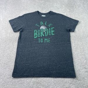 Talk Birdie To Me Shirt Mens‎ Medium Grey Golf Humor Funny State of Mine